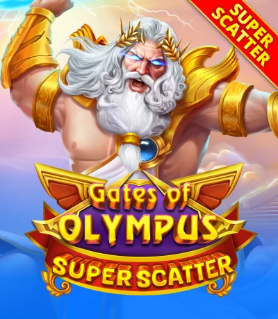 Gates of Olympus Super Scatter slot game artwork